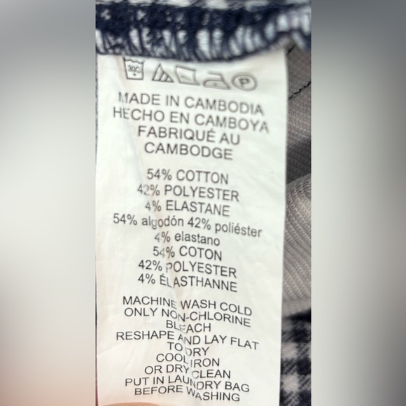 Michael Kors XL Pull-On Checkered Slacks Pants - Picture 5 of 7